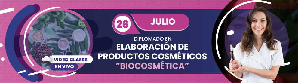 Diplomado en Elaboración de productos cosméticos Biocosmética