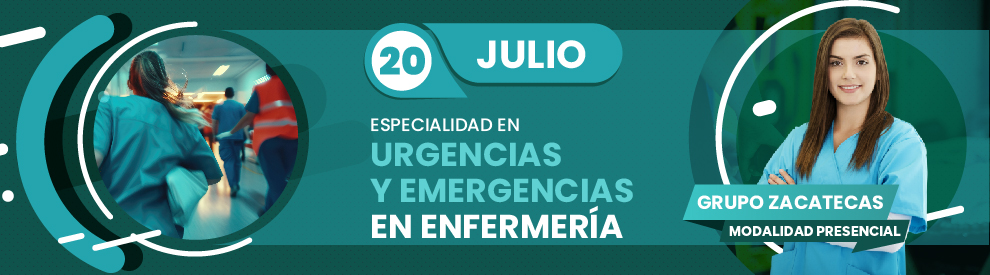 Especialidad en Urgencias y Emergencias en Enfermería Zacatecas